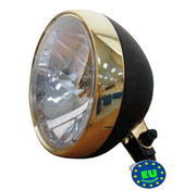 TC-Choppers koplamp zwart en brons