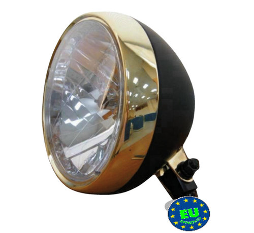 TC-Choppers koplamp zwart en brons