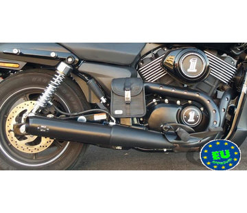 MCJ Slip-on avec embouts coniques Slashed, Convient 2015 pour présenter XG500 et XG750 rue