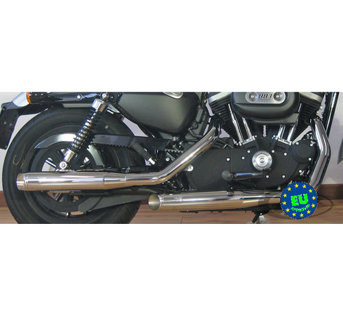 MCJ exhaust Slip-on mufflers Royal Fits:> 2014-2017 Sportster XL