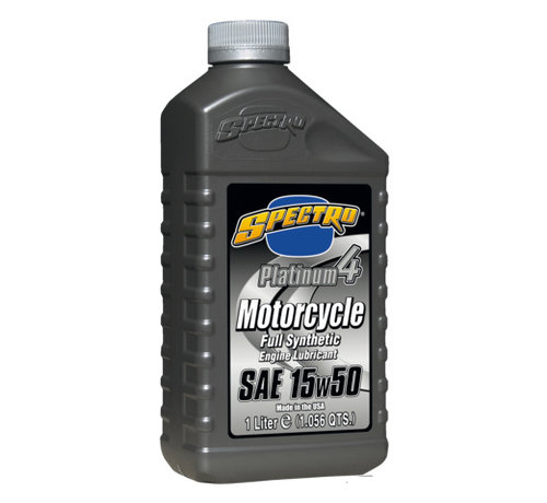 Spectro Oil Motorcycle sae 15w50 platinium full synthetic