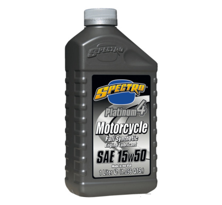 Oil Motorcycle sae 15w50 platinium vol synthetisch