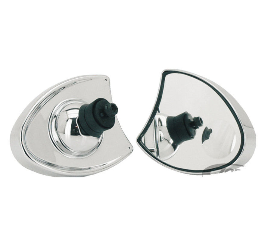 mirror fairing monted mirrors with Turnsignals: for Touring FLH/FLT