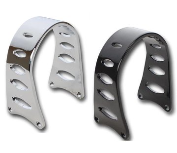 TC-Choppers fender Custom vork smalle beugels Zwart of Chroom