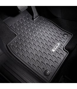 kfz-premiumteile24 KFZ-Ersatzteile und Fußmatten Shop, Premium Gummimatten  passend für Mazda CX3 Mazda 2 ab 2015 Premium Fussmatten Allwetter Gummi  schwarz 4-teilig