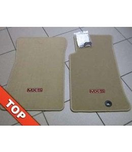 Mazda MX-5 Fußmattensatz beige original NB bis 07. 2005
