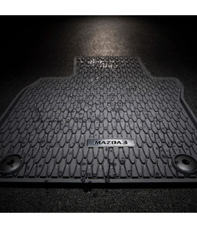 Mazda 3 BP Gummimatten Allwetter-Mattensatz original ab 11.2018