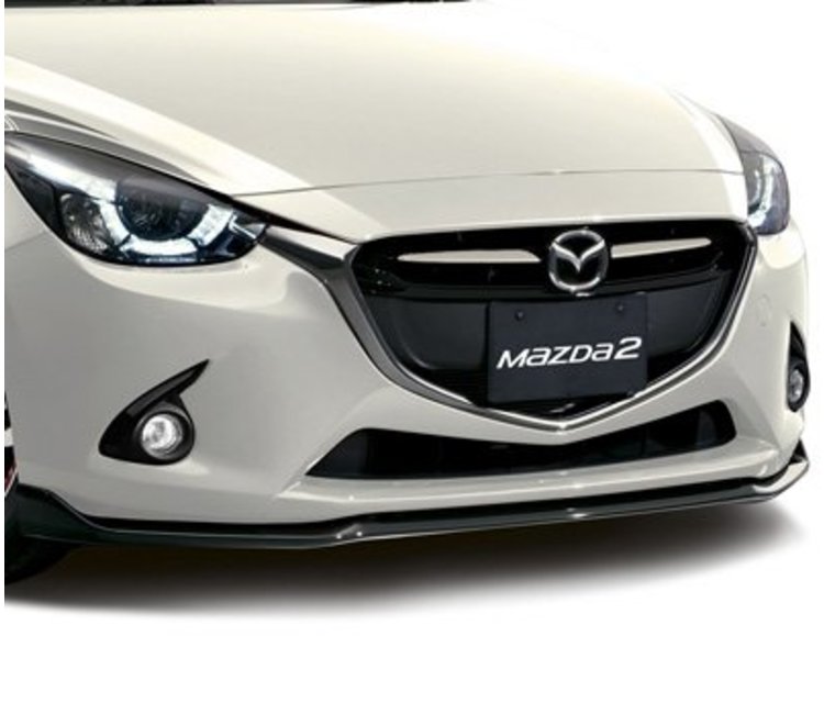 Frontspoiler Spoilerlippe Cup Spoiler Lippe Stoßstange Frontschürze für  Mazda 2 