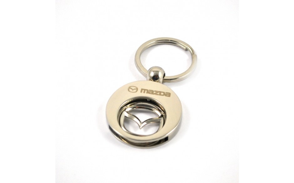 Mazda Einkaufschip Schlüsselanhänger Mazda Logo mit Chip