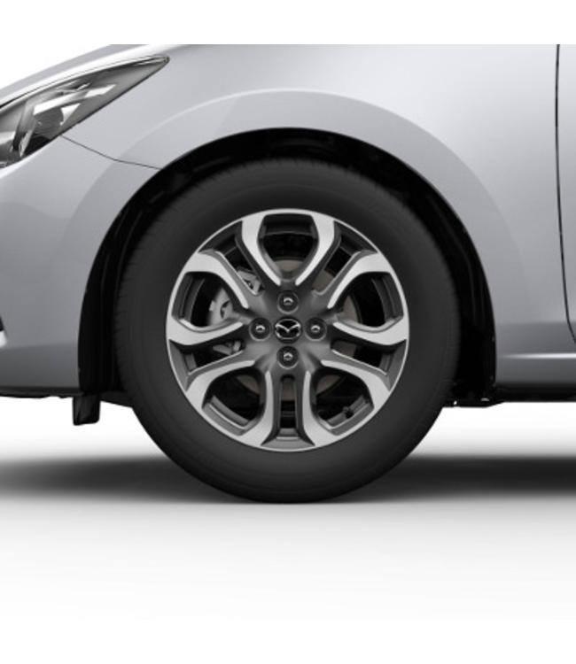 Mazda 2 DJ ab 02/2015 Leichtmetallfelge 5,5J x 16 Design 154 Diamantschliff-Design Alufelge