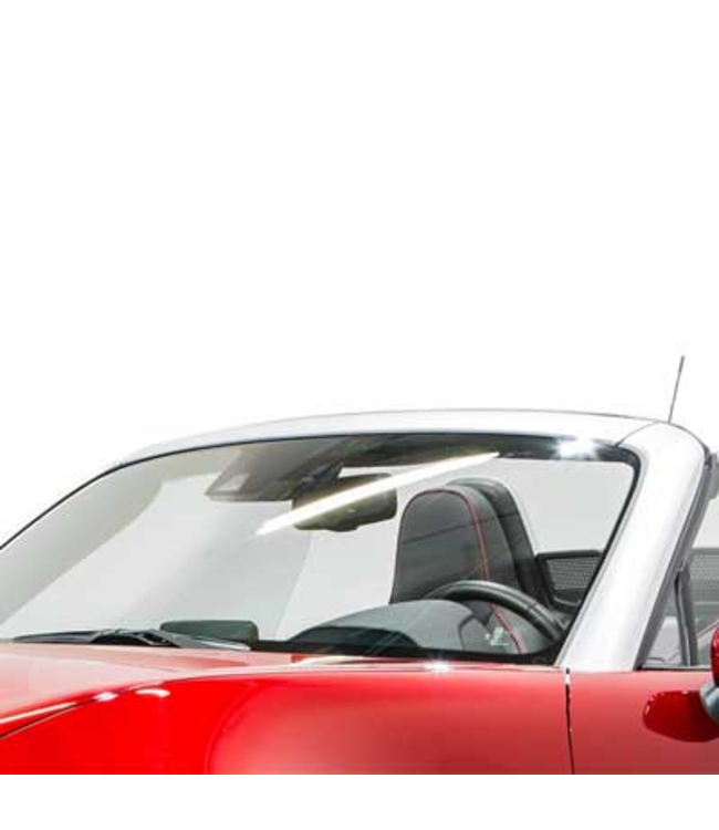 Mazda MX-5 ND Scheibenrahmen silber glänzend