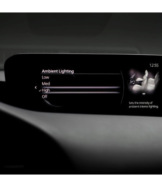 Mazda MX - 30 Typ DR Ambientebeleuchtung Fußraum