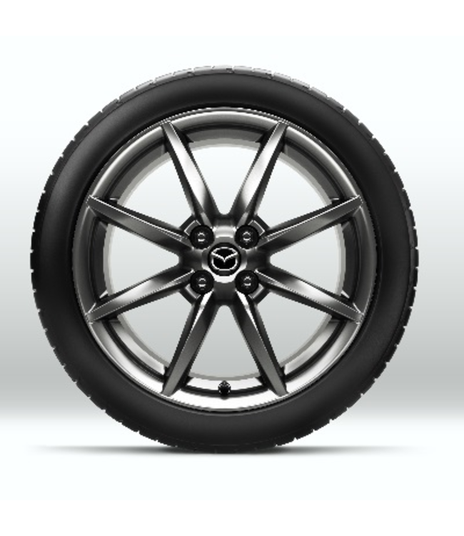 Mazda MX-5 ND Leichtmetallfelge 7,0J x 17 Design 159 Brillantsilber mit Hochglanzfinish Alufelge