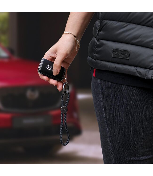 Mazda Schlüsselanhänger grau/schwarz