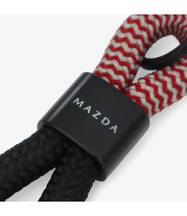 Mazda Schlüsselanhänger rot/schwarz