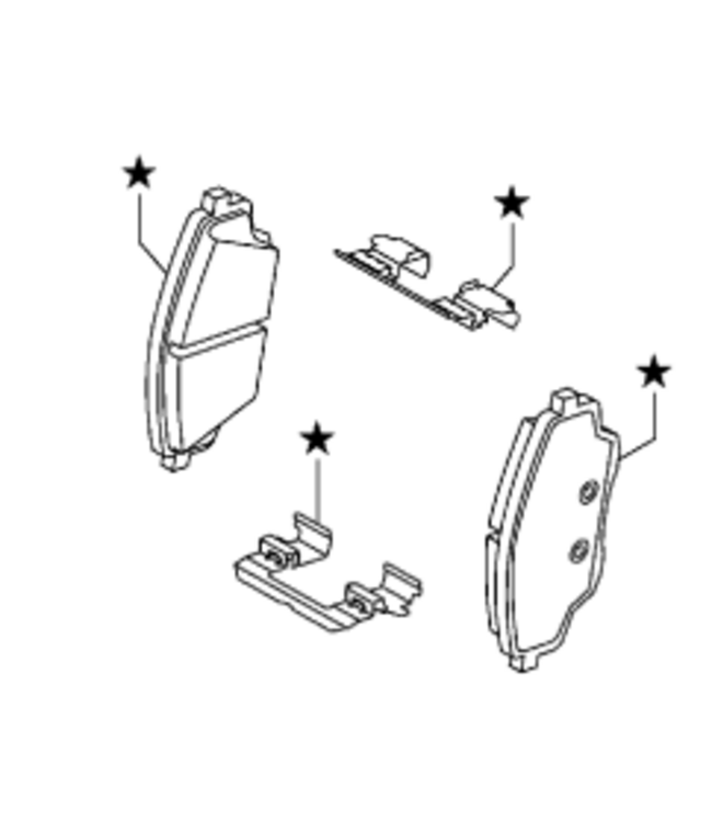 Mazda 6e Bremsbeläge