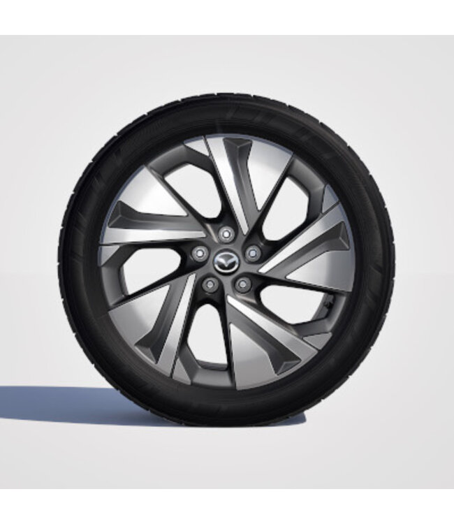 Mazda CX-6e Leichtmetallfelge 19",Diamantschliff-Design / Grau