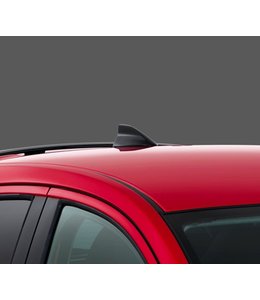 Mazda 2 DJ Shark Fin Antenne Haifischflosse schwarz lackiert