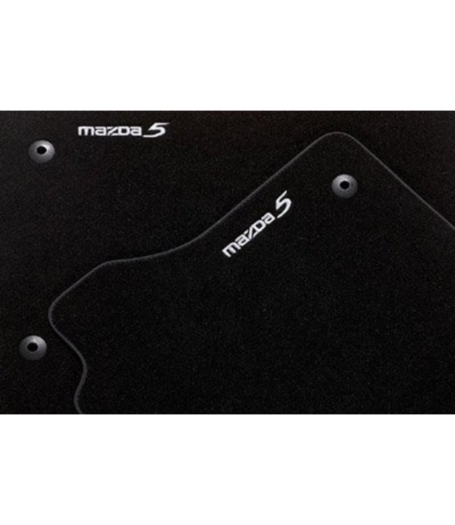 NF Velours schwarz Fußmatten passend für MAZDA 5 MAZDA5 1.Generation 05-10