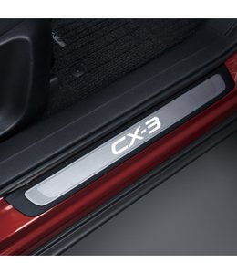 Mazda CX-3 Einstiegsblenden Leisten beleuchtet original 2-teilig