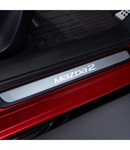 Mazda 2 Einstiegsblenden Leisten beleuchtet original 2-teilig