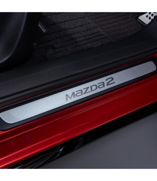 Mazda 2 Einstiegsblenden Leisten beleuchtet original 2-teilig