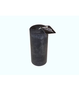 Stompkaars Rustiek Zwart Ø 68x160 mm