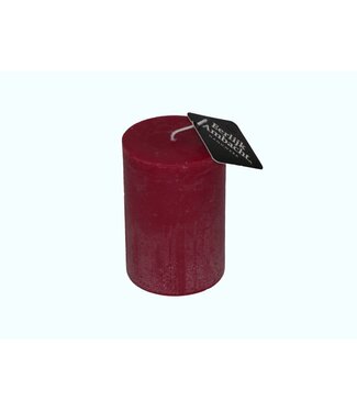 Stompkaars Rustiek Bordeaux Rood Ø 68x100 mm