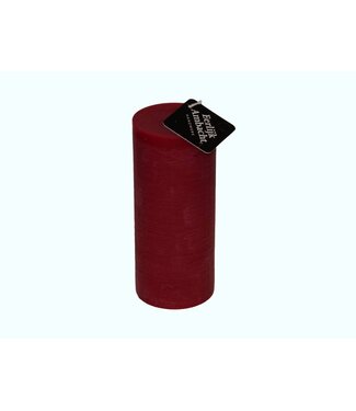 Stompkaars Rustiek Rood Ø 68x160 mm