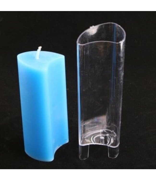 Kaarsenmal Hoefblad 57x77x220 mm - Kaarsen gietmal -