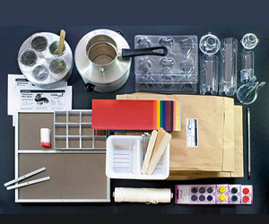 Materialen om zelf kaarsen te maken