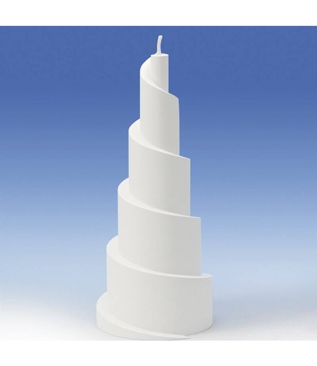 Kaarsenmal Spiraal Piramide 78x204 mmm - Kaarsen maken