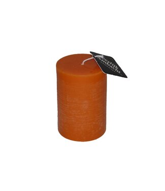 Handmade Stompkaars Rustiek Oranje Ø 68x100 mm