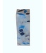 Mozaïek Kaars Vierkant Donker Blauw-Felblauw 6x6x16 cm
