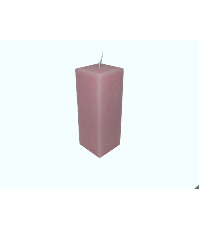 Licht Roze vierkante kaars van uitstekende kwaliteit