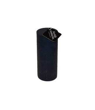 Stompkaars Rustiek Donker Blauw Ø 68x160 mm