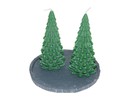 Kerstboom Kaars Kerstgroen 200x100 mm