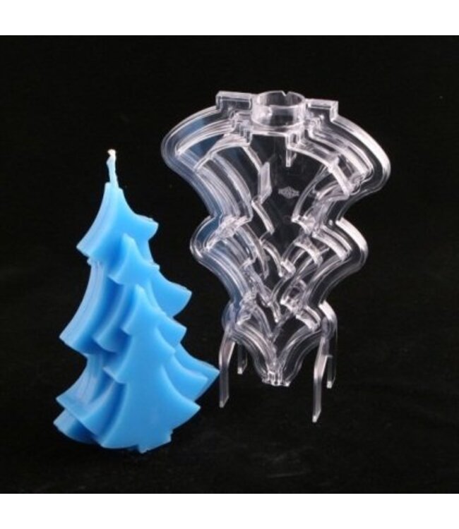 Kaarsenmal Kerstboom 100x40x150 mm - Zelf Kaarsen maken