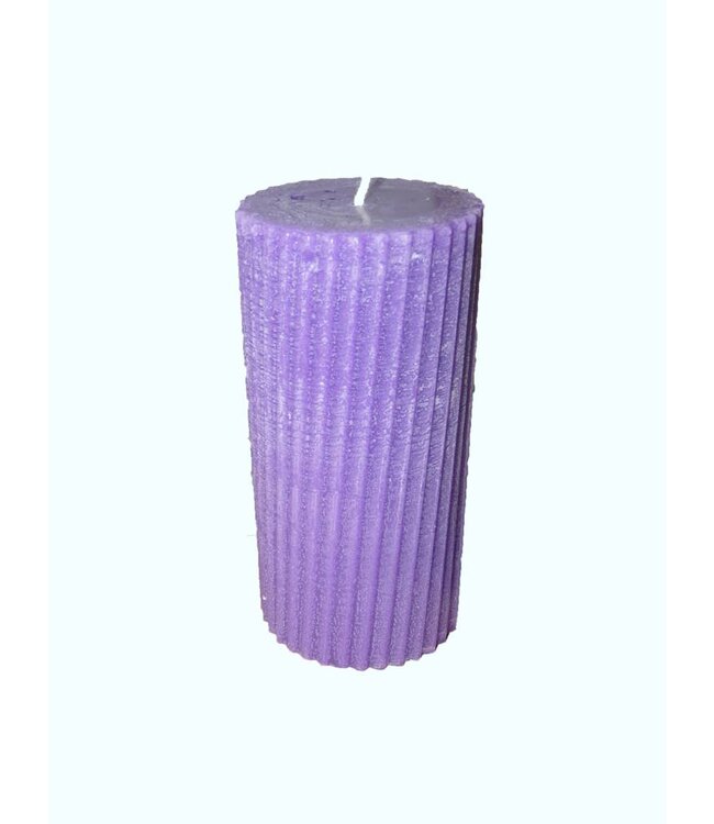 Twisted Stompkaars in de kleur Paars Ø 8x16 cm