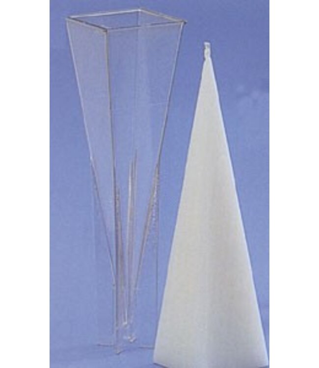 Kaarsenmal Piramide 60 x 60 x 228 mm - Kaarsen maken