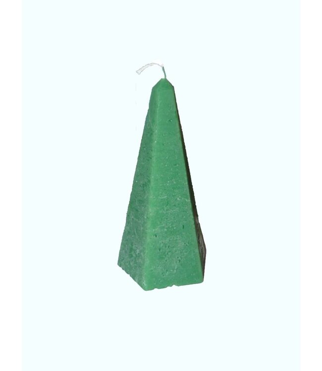 Kaars Obelisk Rustique Kerstgroen - Kerstkaars