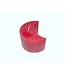 Maan Kaars Rood 13x7x9 cm