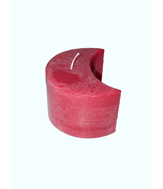 Kaars in de vorm van een maan 13x7x9 cm