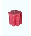 Sierkaars Zon Rood 10x10x9 cm