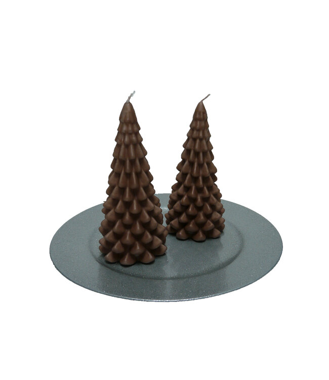 Kerstboom Kaars - Christmas Tree Candle Copper 20x10 cm - Copy