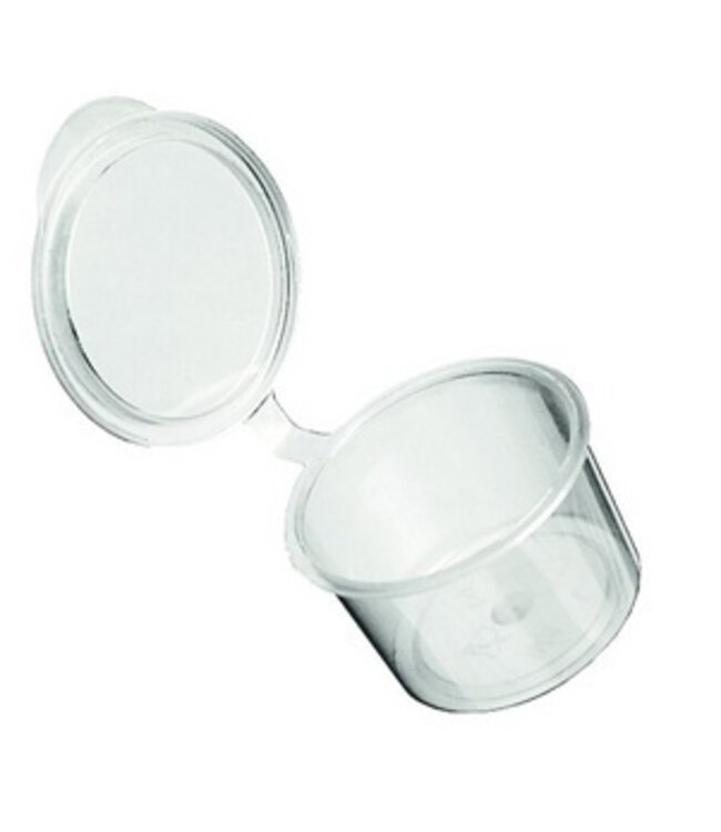 Cupje met deksel voor Waxmelts 10,7 cc - 100 st - Zelf waxmelts maken