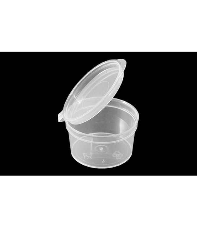 Cupje met deksel voor Waxmelts 28 cc - 100 st - Zelf waxmelts maken