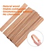 Houten pit groot 22x150 mm per 10 st. - Zelf kaarsen maken