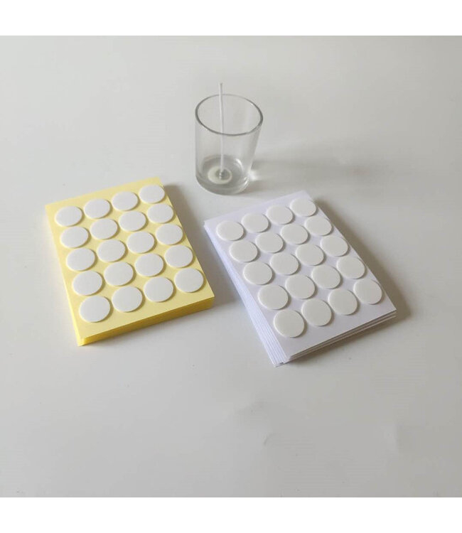 Pitvoet Stickers per 20 st. - Kaarsen maken