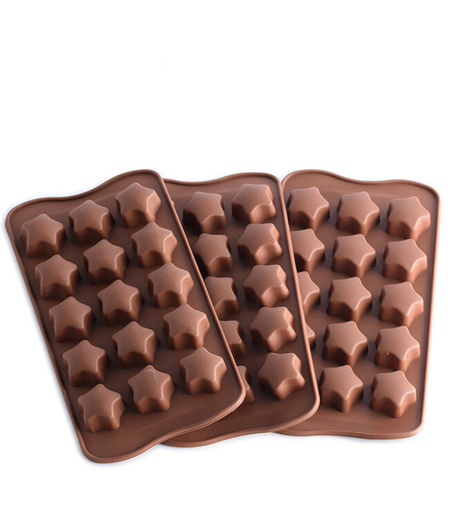 Siliconenmal voor Waxmelts Sterren - Zelf waxmelts maken